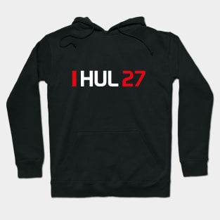 HUL 27 Design- White Text Hoodie